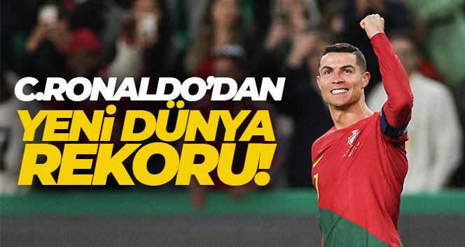 Cristiano Ronaldo’dan yeni dünya rekoru