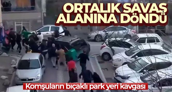 Komşuların bıçaklı park yeri kavgasında 3 kişi yaralandı