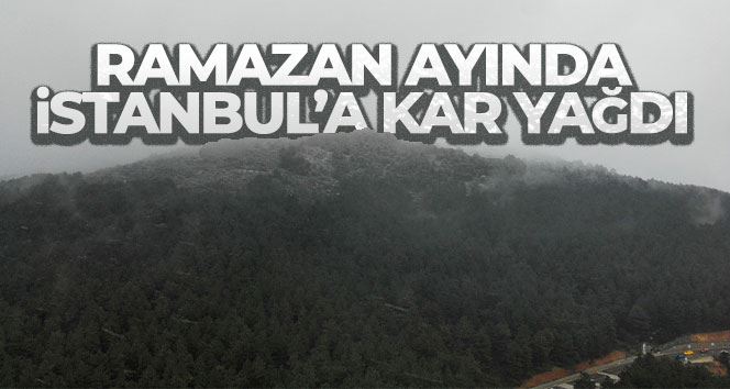 İstanbul’a ’Mart Karı’ yağdı, Aydos Ormanı beyaza büründü