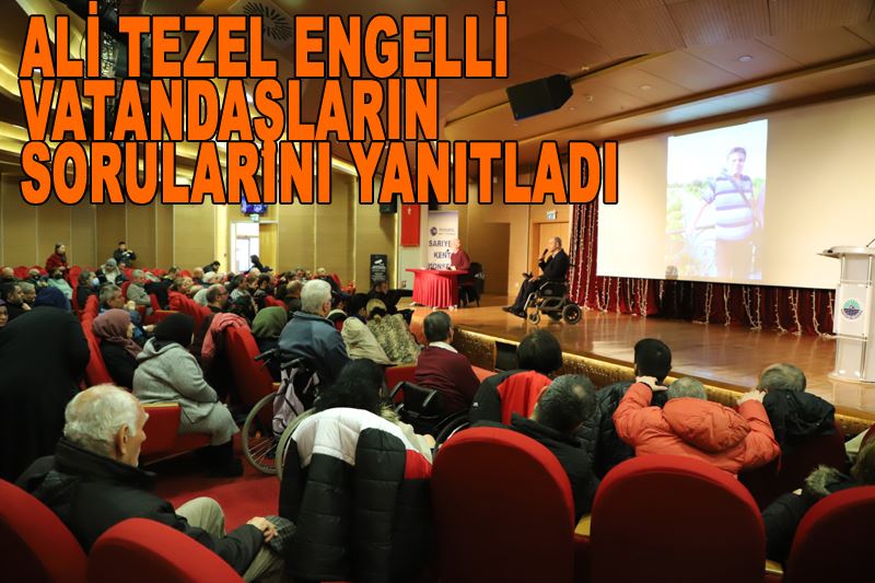 Ali Tezel, Engelli haklarında son durumu açıkladı