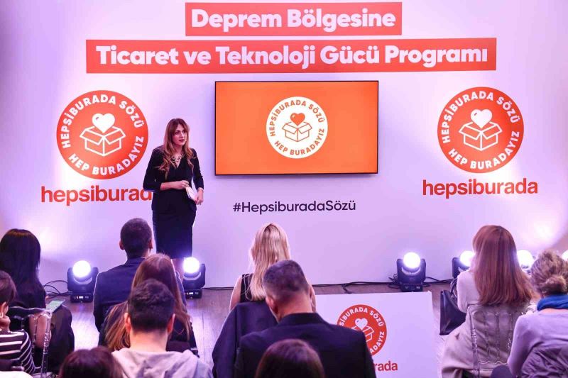 Hepsiburada’dan depremzede iş ortaklarına uzun vadeli destek sözü