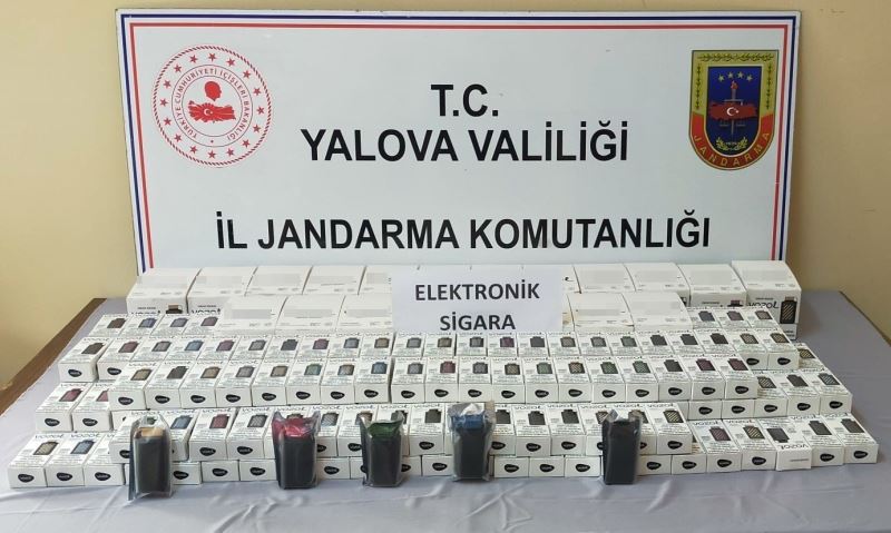 Yalova’da 290 adet elektronik sigara ele geçirildi
