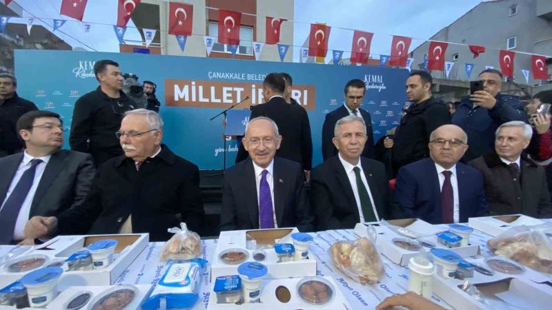 CHP lideri Kılıçdaroğlu Çanakkale’de iftara katıldı
