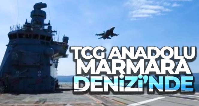 TCG Anadolu Sarayburnu’na yanaştı