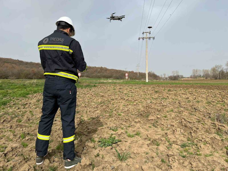 Dron ile leylek yuvalarına bahar bakımı
