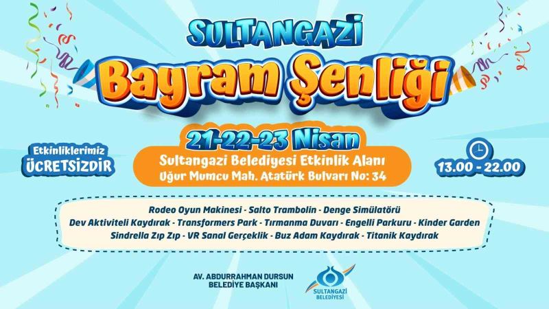 Sultangazi’de “Bayram” şenlikleri
