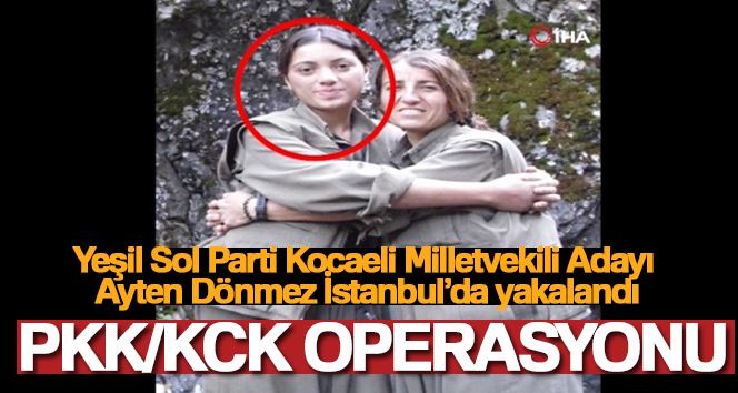 PKK’nın kırsal alan yapılanmasına katılan Yeşil Sol Parti milletvekili adayı İstanbul’da yakalandı