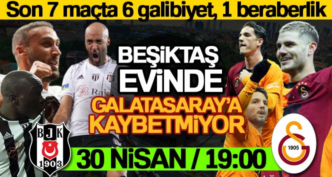 Beşiktaş evinde Galatasaray’a kaybetmiyor