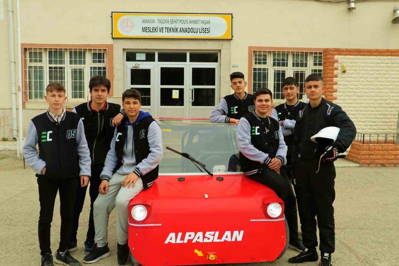 Amasya’da liselilerin yaptığı elektrikli araç TEKNOFEST’te yarışacak
