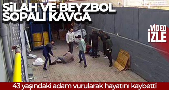 Bağcılar iki tekstil şirketi çalışanları arasında silah ve beyzbol sopalı kavga