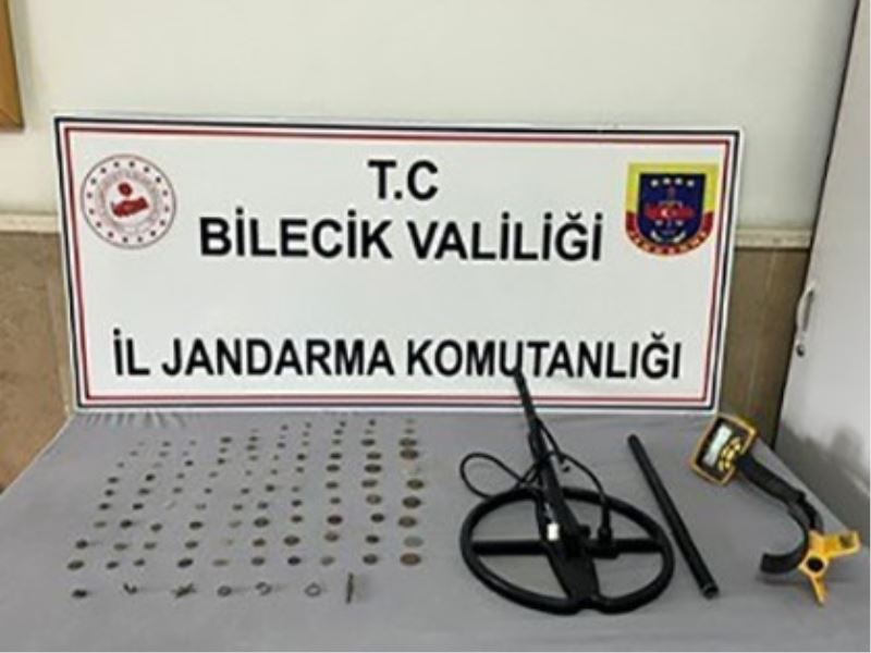 Bilecik’te 103 adet tarihi sikke ele geçirildi
