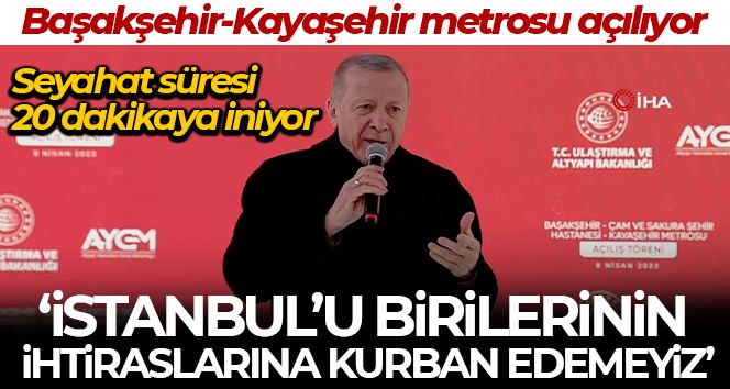 Cumhurbaşkanı Erdoğan: “Kimileri sadece laf yapar, kimileri de işte böyle iş yapar, hizmet yapar”