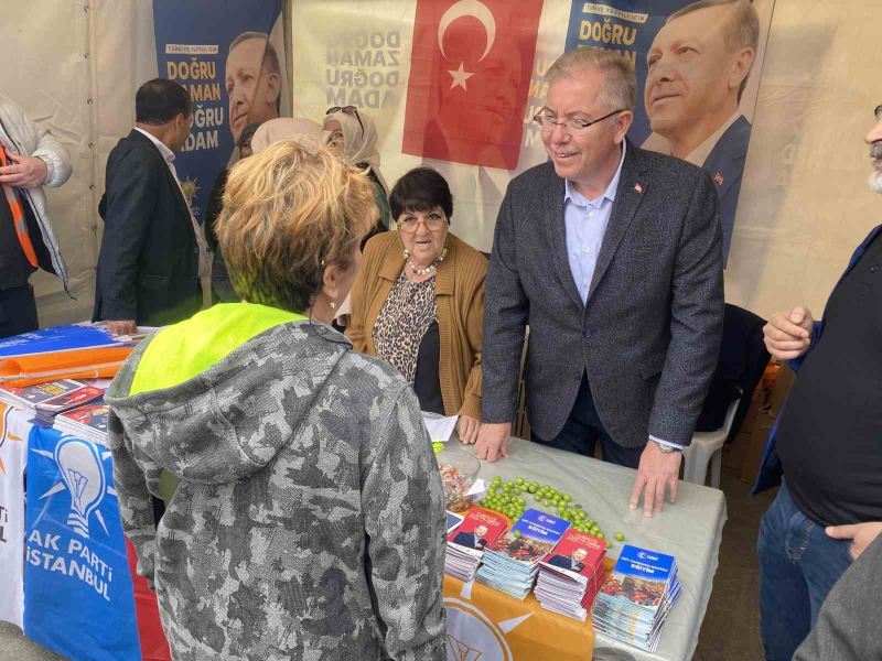 AK Parti milletvekili adayı Kıymaz, Sarıyer’de destek istedi
