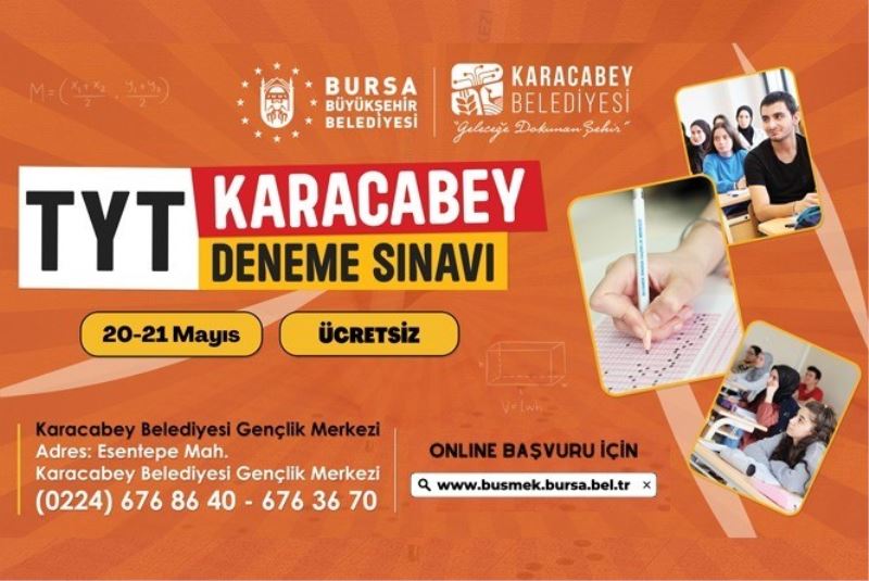 Karacabey’de gerçeğe yakın TYT provası
