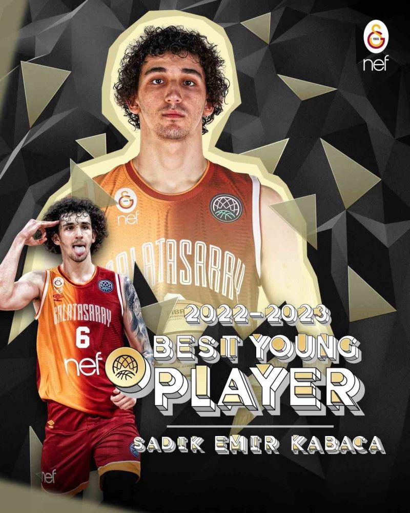 FIBA Basketbol Şampiyonlar Ligi’nde yılın en iyi genç oyuncusu Sadık Emir Kabaca seçildi
