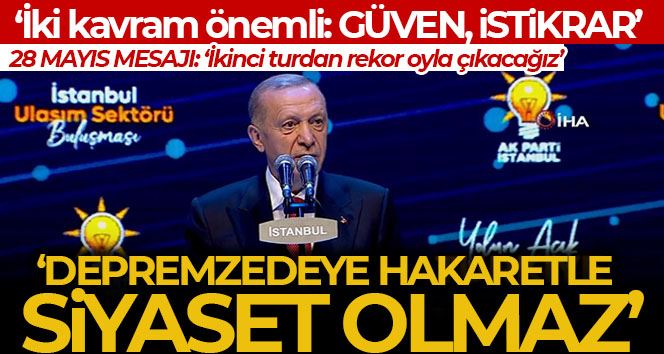 Cumhurbaşkanı Erdoğan: “Biz sadece milletimizin emrindeyiz, bunlar gibi talimatı Kandil’den almıyoruz”