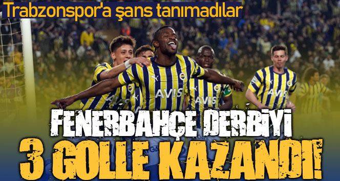 Spor Toto Süper Lig: Fenerbahçe: 3 - Trabzonspor: 1 (Maç sonucu)