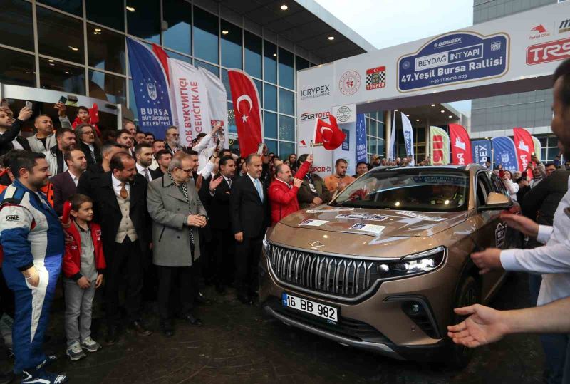 Yeşil Bursa Rallisi Togg ile start aldı
