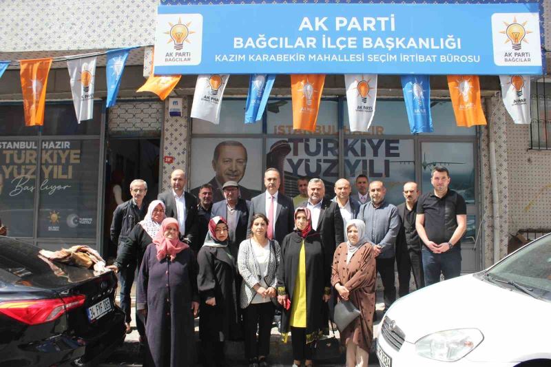 AK Parti İstanbul 3. Bölge Milletvekili Adayı Necati Karagöz, “Bağcılar her zaman olduğu gibi Cumhurbaşkanımızı ve AK Partimizi bağrına basıyor”