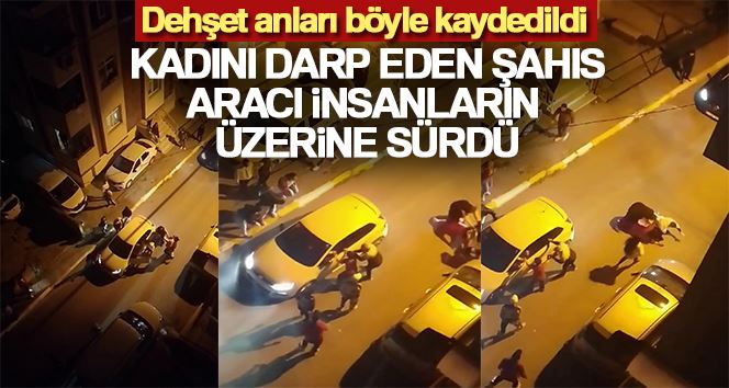 Pendik’te kadını darp eden şahsa mahalleliden tepki