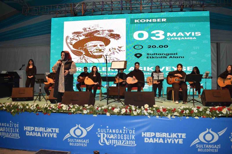 Sultangazi Belediyesi Müzik Akademisi öğrencilerinden ‘Türkülerle Aşık Veysel Konseri’