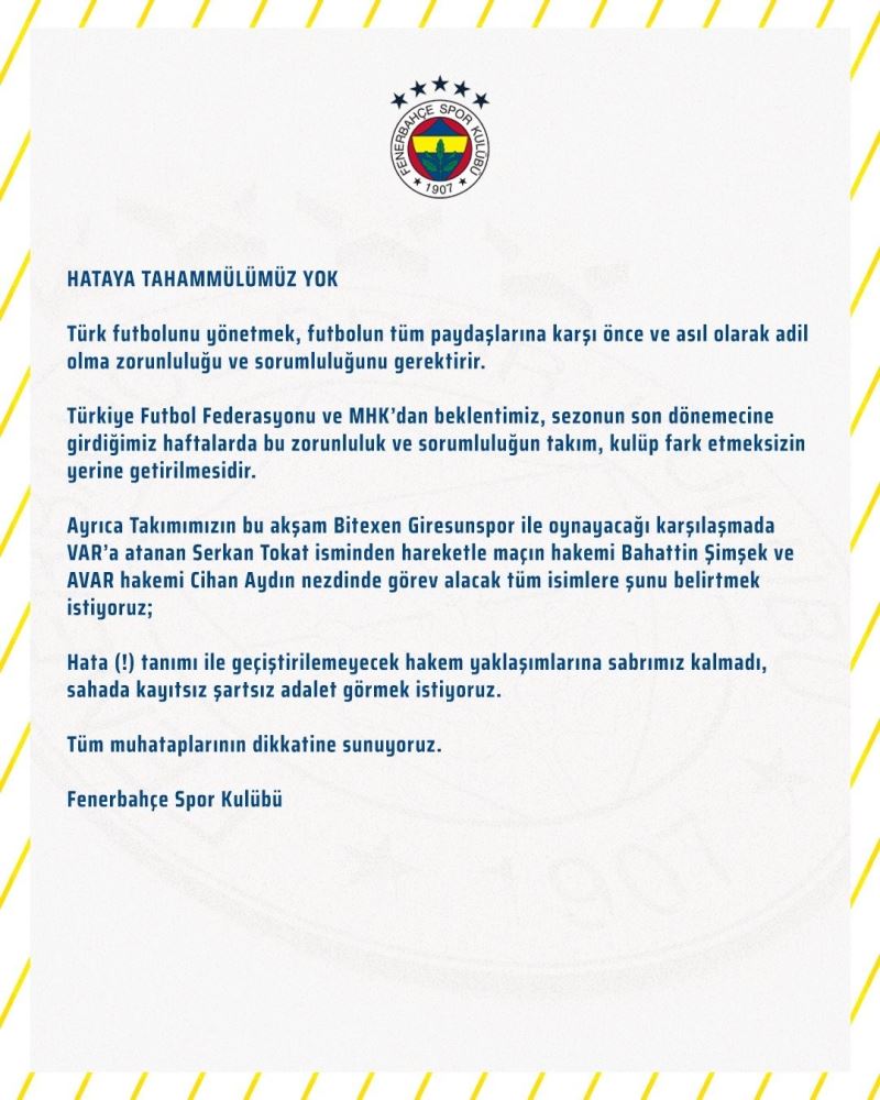 Fenerbahçe: 