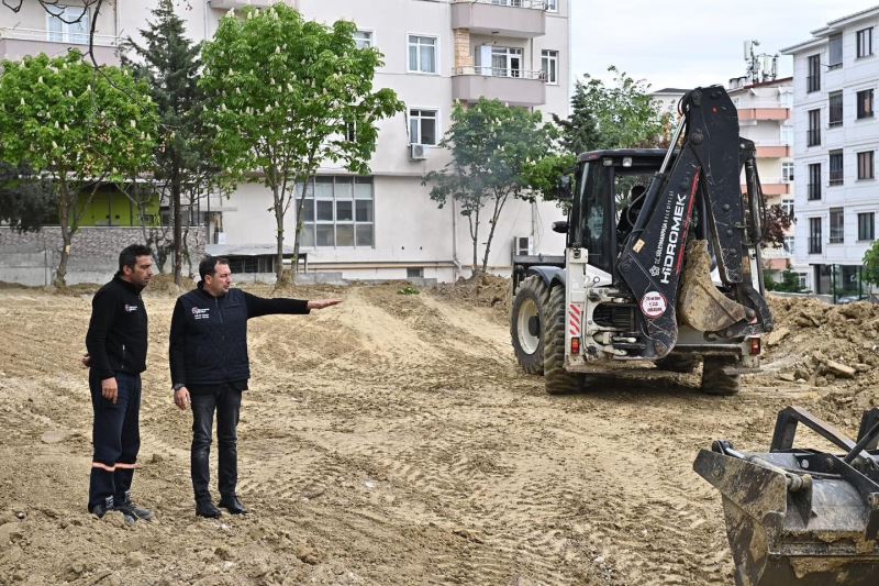 Süleymanpaşa’da yeni park alanı inşa ediliyor
