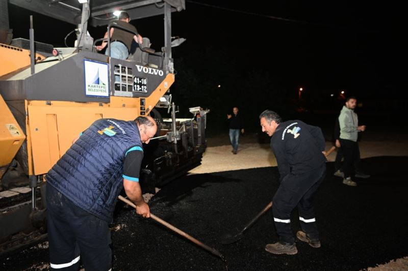 Kartepe’nin sokakları asfalta kavuşuyor