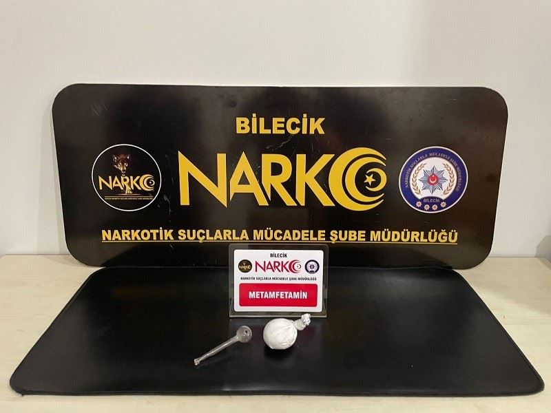 Bilecik’te 56,65 gram metamfetamin ele geçirildi
