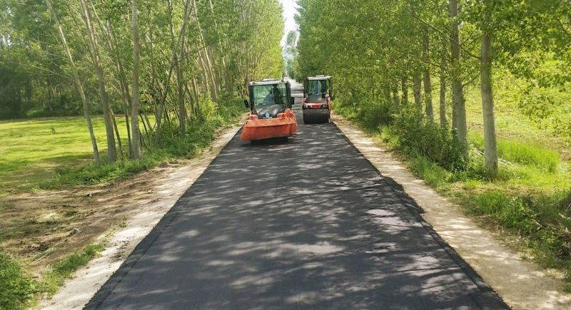 Dereköy Köyü’ne 3 bin 200 metrelik asfalt yol yapıldı
