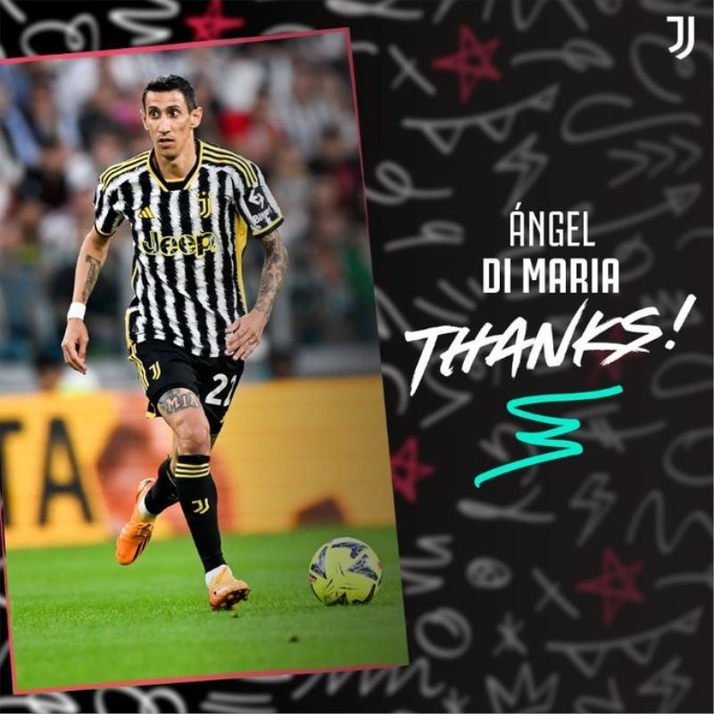 Juventus’tan Angel Di Maria’ya teşekkür
