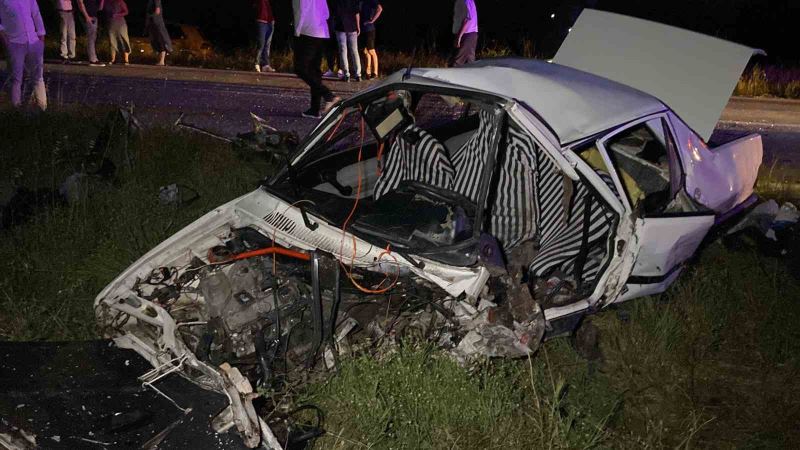 Tekirdağ’daki iki otomobilin çarpıştığı kazada can pazarı: 4 yaralı
