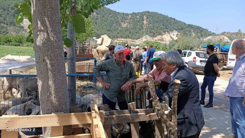 Başkan Şahin kurban pazarında incelemelerde bulundu
