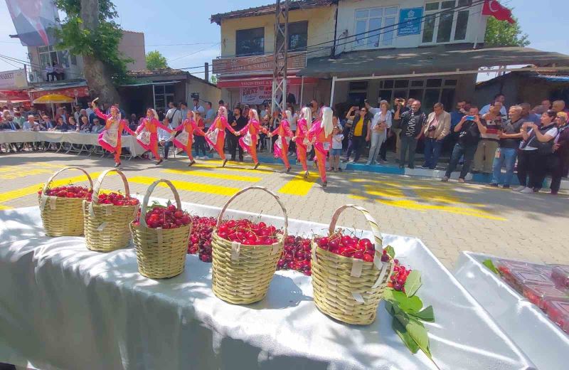 Tekirdağ’da 3 milyon ziyaretçinin beklendiği 57. Uluslararası Kiraz Festivali başladı
