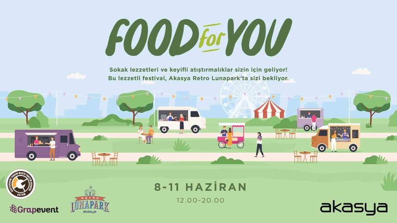 ‘Food for You’ Festivali, Retro Lunapark’ta başladı
