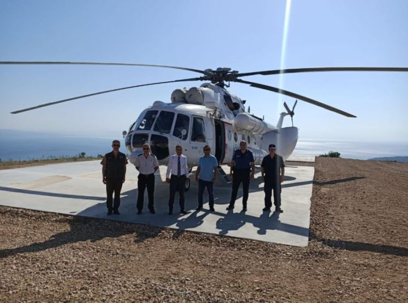 Kapıdağ alevlere karşı Mi 8AMT tarafından korunacak
