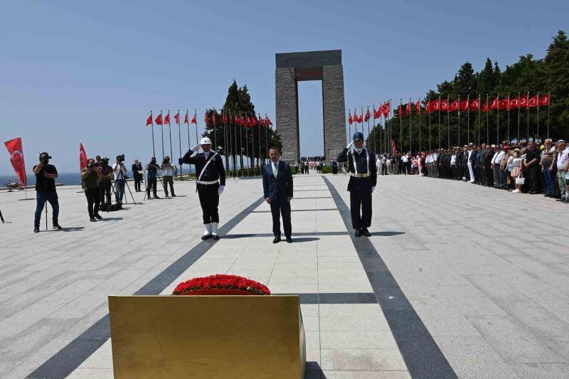 15 Temmuz şehitleri, Çanakkale ‘Şehitler Abidesi’nde anıldı
