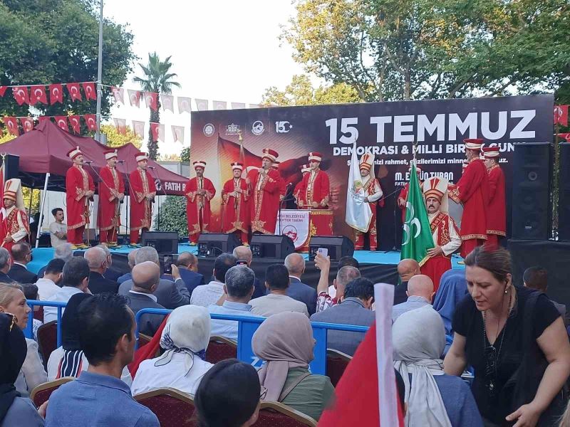 Fatih Saraçhane Parkı’nda “15 Temmuz Demokrasi ve Milli Birlik Günü