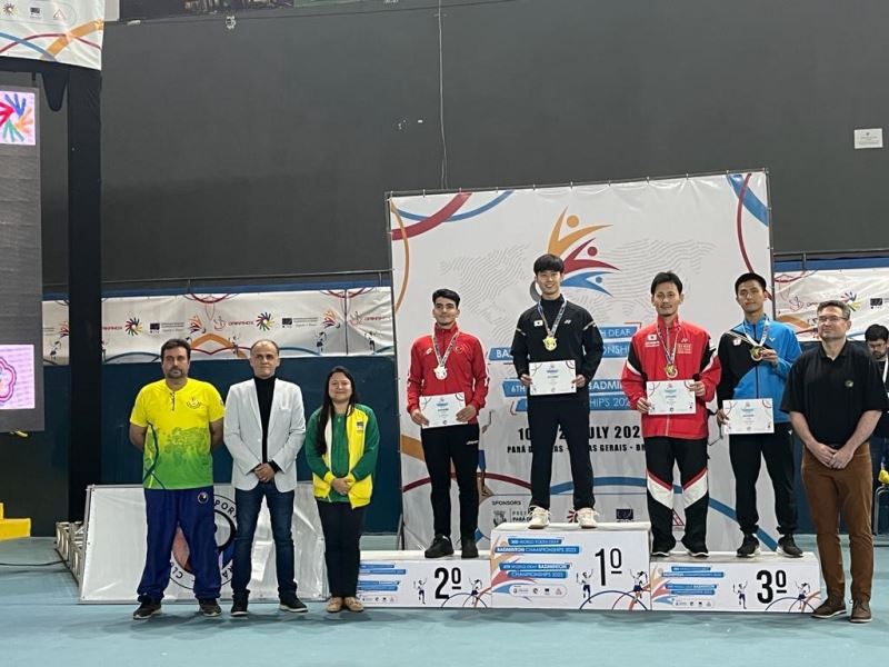 Furkan Büyükgöze’den İşitme Engelliler Badminton Dünya Şampiyonası’nda bir ilk
