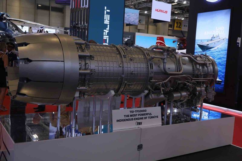 TEI’nin ürettiği yerli ve milli havacılık motorları İDEF Fuarı’nda yerini aldı
