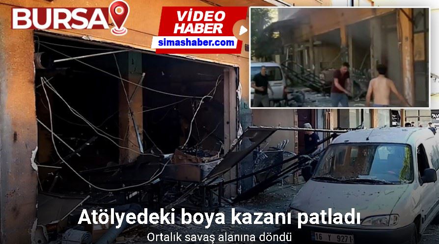 Bursa’da fabrikada patlama...Patlama sonrası sıcak görüntüler: 2 yaralı