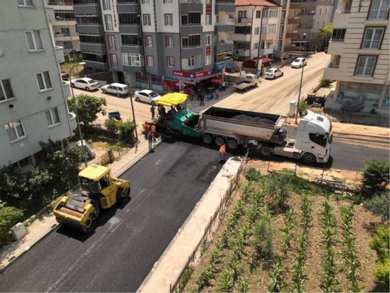 Bilecik’te asfaltlama çalışması devam ediyor
