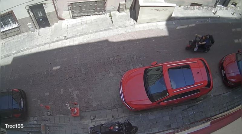 İstanbul’da engelli oyuncu Ümit Odacı’nın yaşadığı kaza kamerada