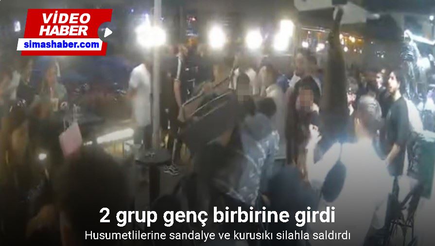 Fatih’te kafe basan gençler husumetlilerine sandalye ve kurusıkı silahla saldırdı