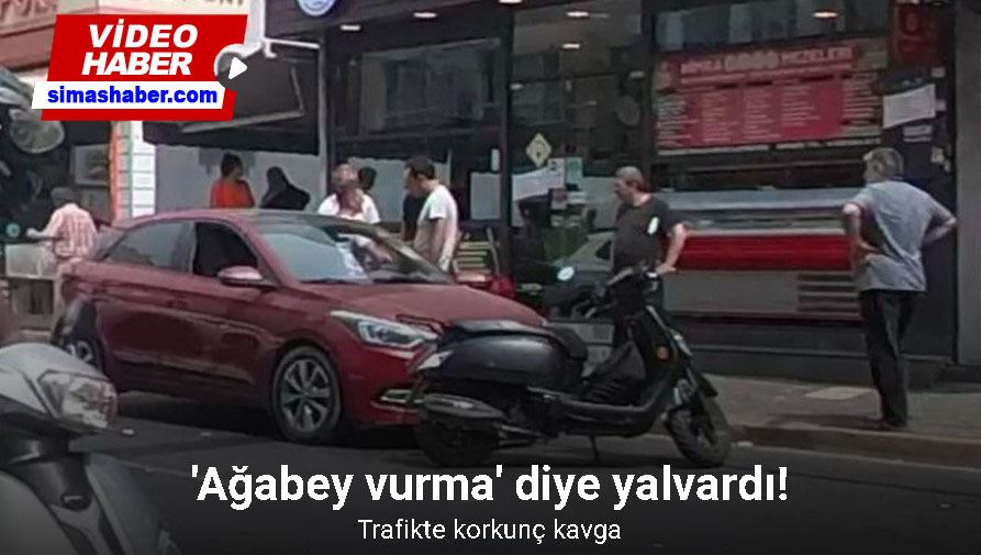 İstanbul’da trafikte kavga kamerada: “Ağabey vurma” dese de fayda etmedi, yüzü kanlar içinde kaldı