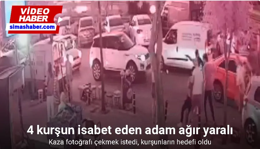 Kaza fotoğrafı çekmek istedi, kurşunların hedefi oldu