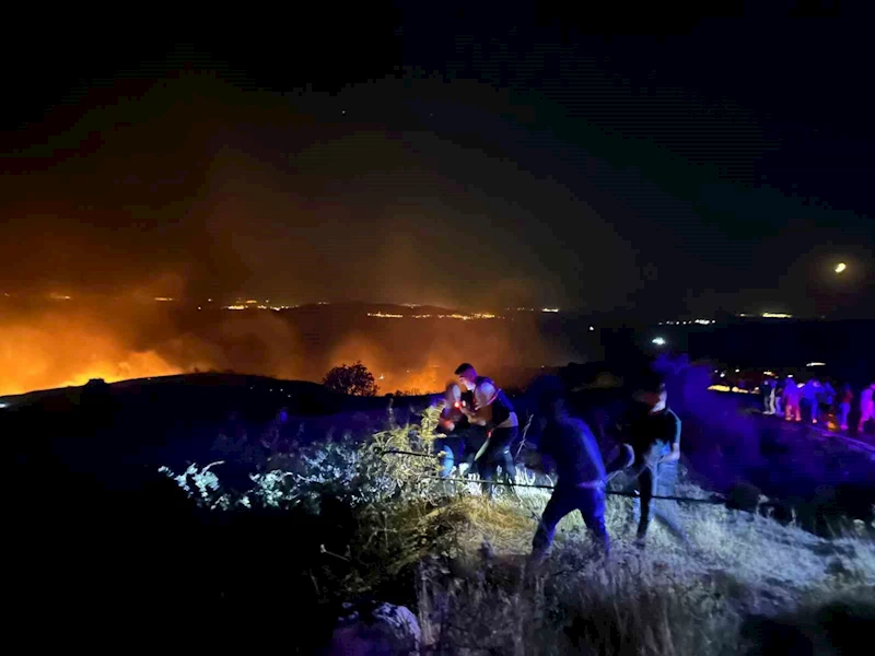 Marmara Adası’nda yangın