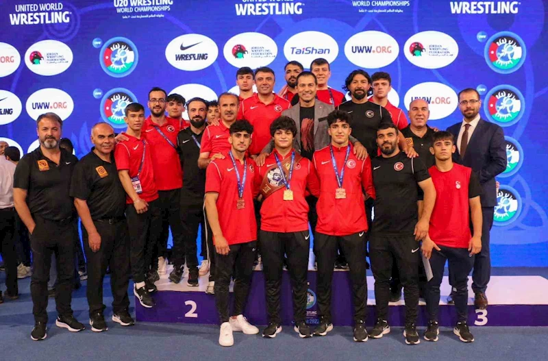 Millilerden U20 Dünya Güreş Şampiyonası’nda toplam 7 madalya

