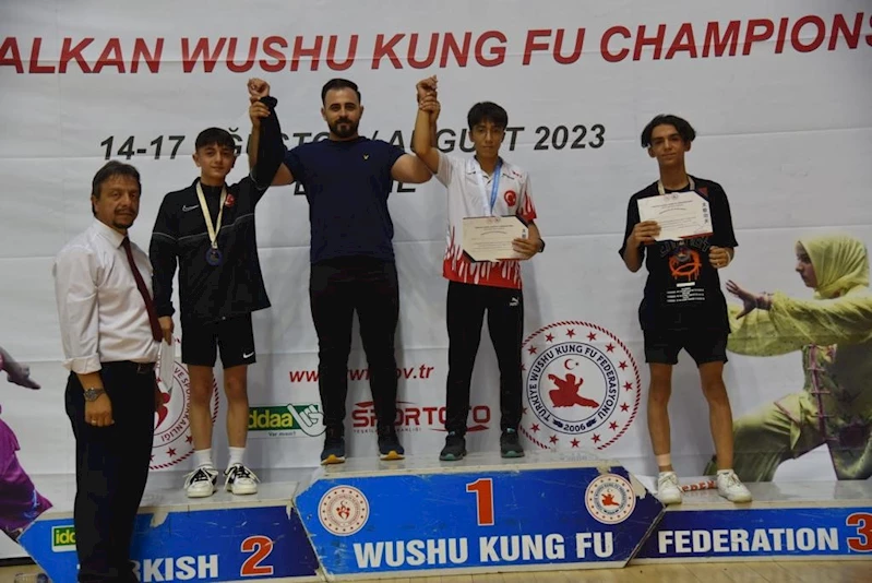6. Balkan Wushu Kung Fu Şampiyonası’na Karacabey damga vurdu
