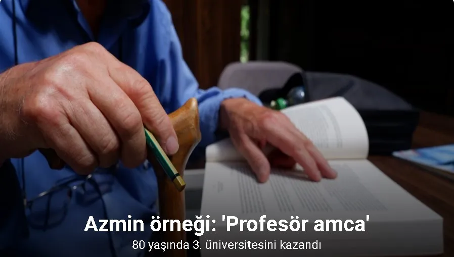 İki üniversite mezunu 80 yaşındaki Şevki amca bu kez de arkeoloji bölümünü kazandı